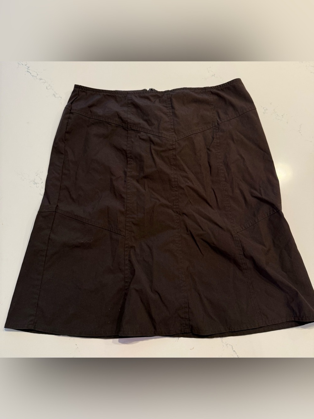 New York & Company Brown A-Line Skirt